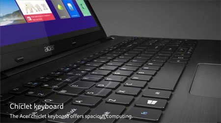 M&aacute;y t&iacute;nh x&aacute;ch tay Acer Aspire E5 471 trang bị Touchpad đa điểm